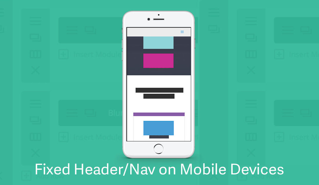 How to Create a Fixed Mobile Menu in Divi