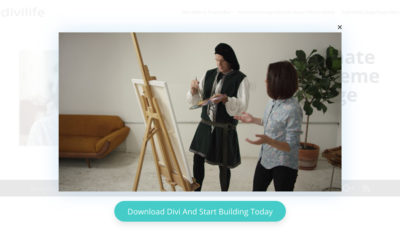How to Create a Pop Up Video in Divi With a Call to Action Button Using Divi Overlays
