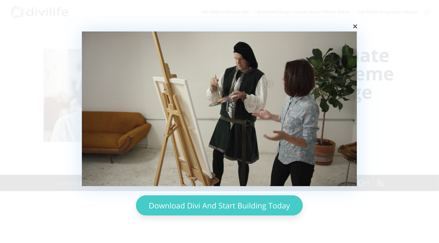 How to Create a Pop Up Video in Divi With a Call to Action Button Using Divi Overlays